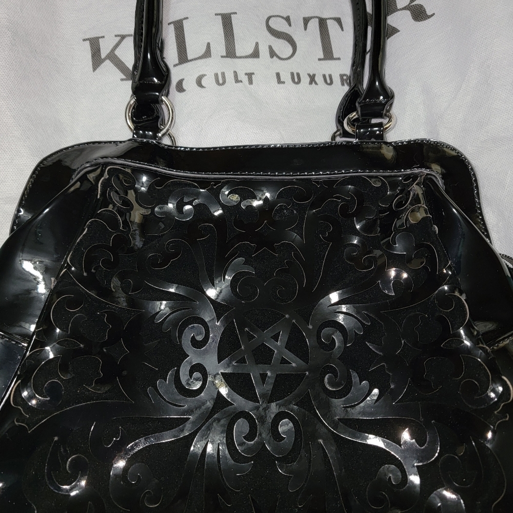 Killstar Vinyl Cutout Purse